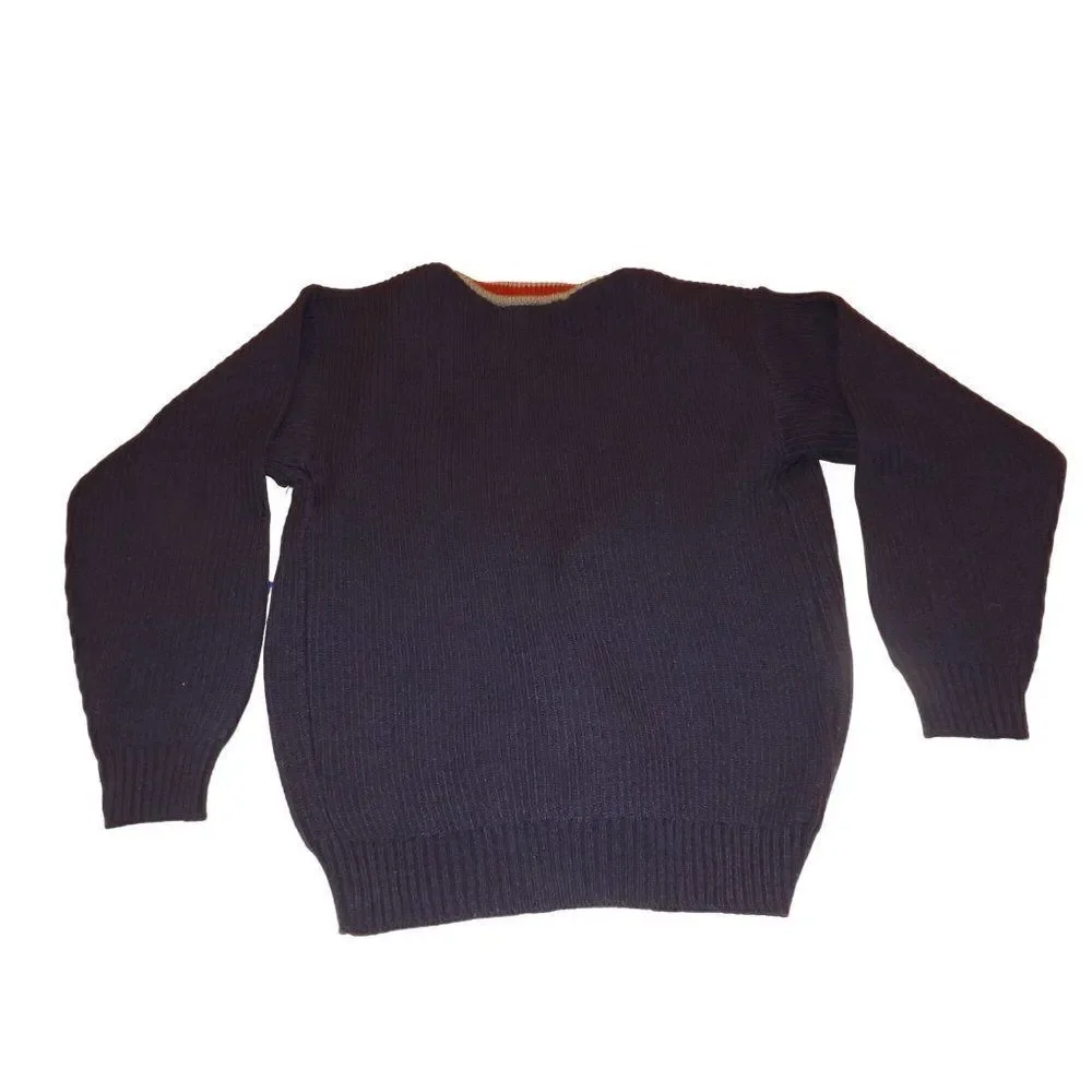 Jon Weston LTD Cardigan Sweater Women Sz L 16‎ - 18 Made In USA Vintage Blue NWT - Picture 4 of 5